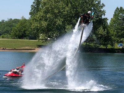 A water-powered jetpack