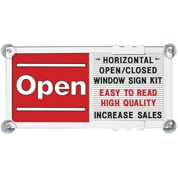 OPEN, CLOSED SIGNS