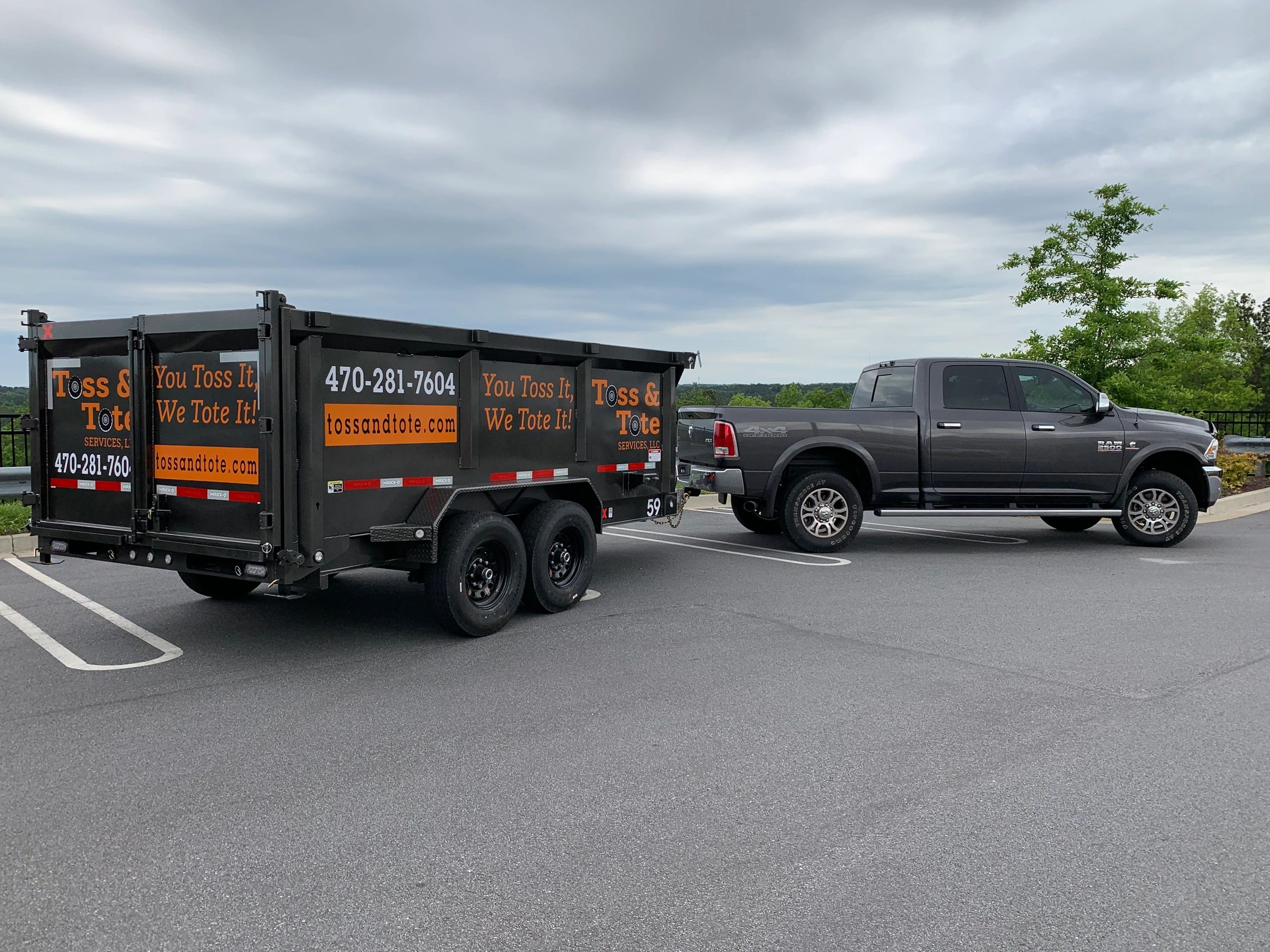 Dumpster trailer in Canton, GA