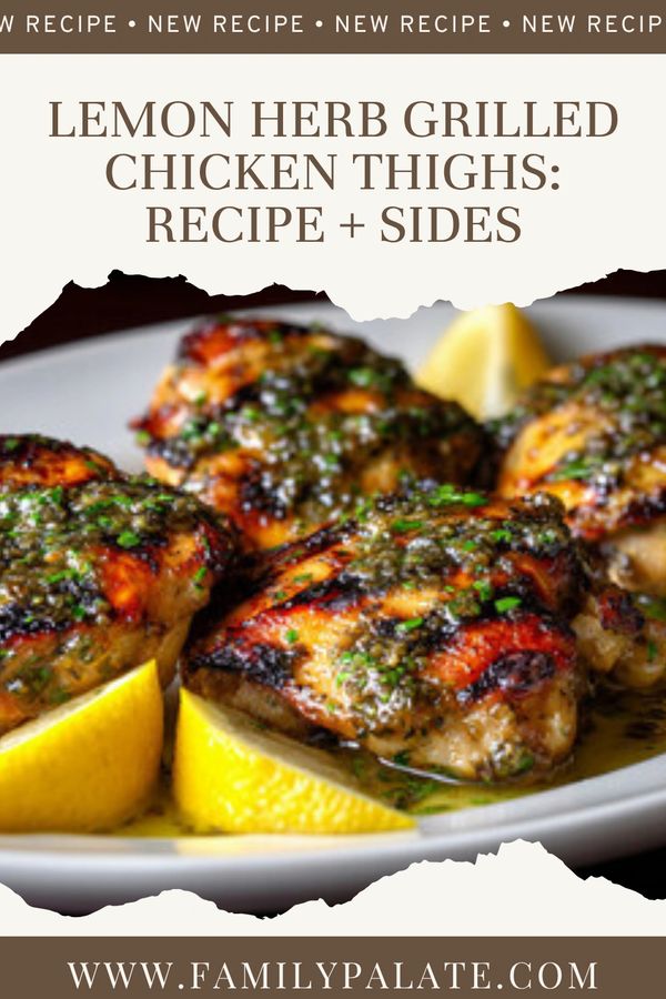  Grilled chicken thighs, Chicken thigh recipe, Lemon chicken, Chicken marinade, Easy grilled chicken