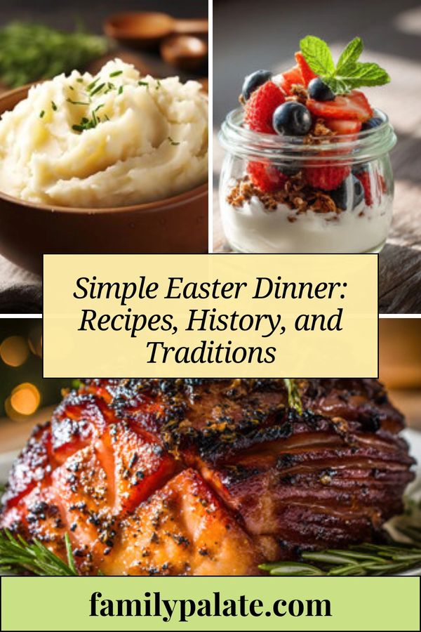 Easter dinner, Easter recipes, Spring holiday meals, Easter menu
