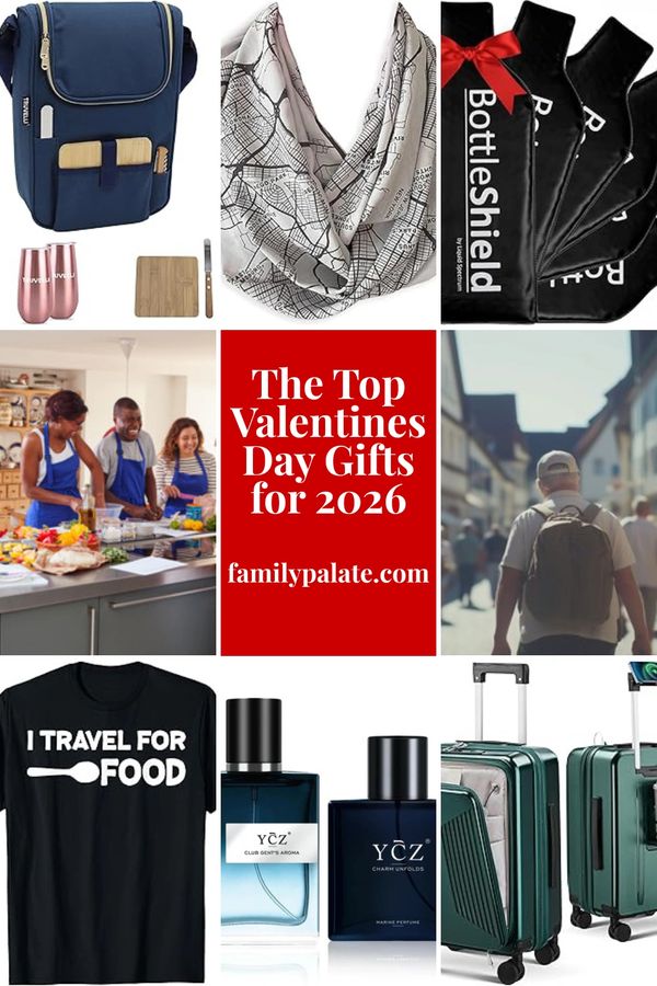 Valentine gifts for travel lovers

Best travel gifts for foodies
Valentine's Day gift ideas 2026
