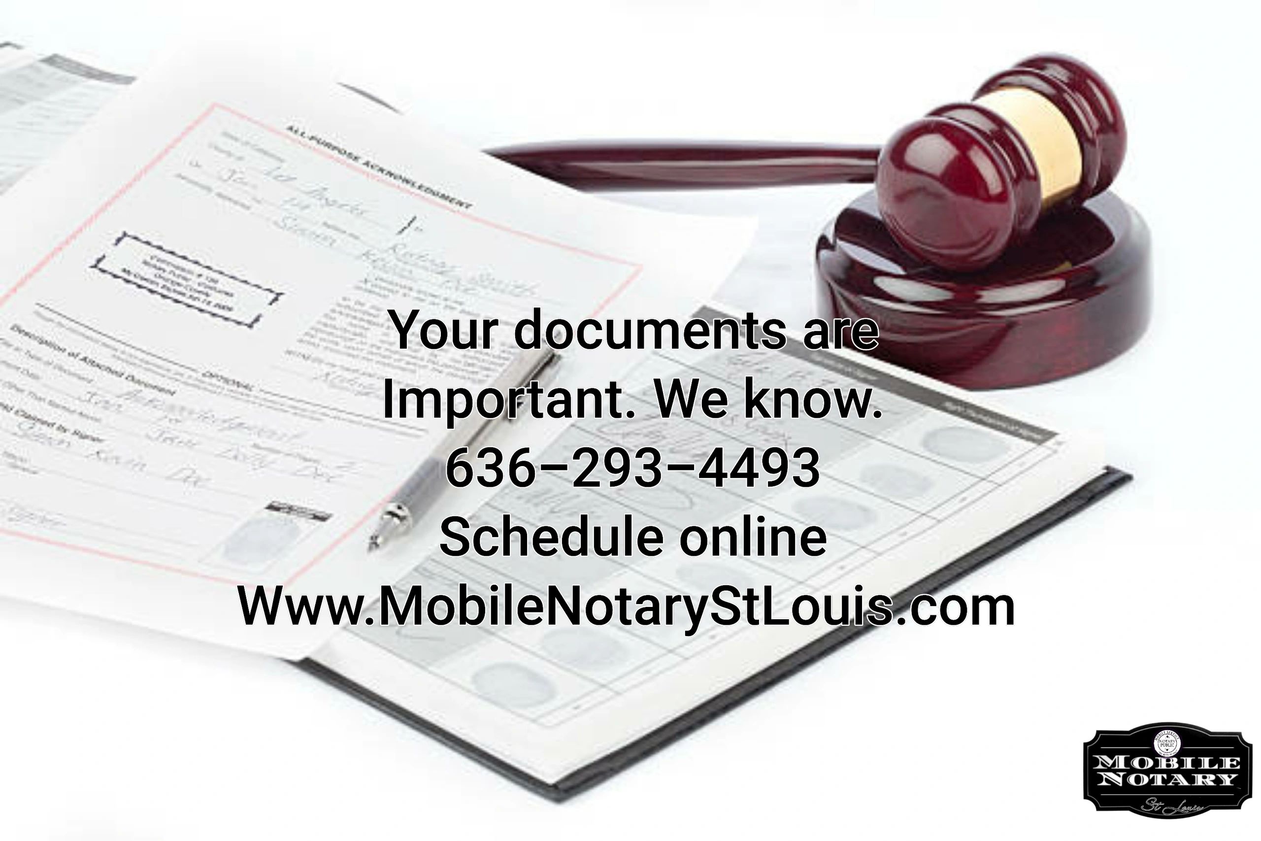 Have important documents you need Notarized in St Louis?
