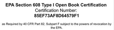 EPA Certified 