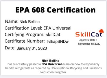 Universal EPA Certification