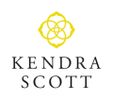 Kendra Scott logo with a gold geometric emblem above the brand name.