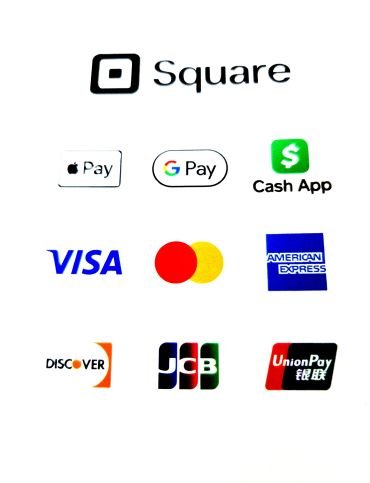 Payment methods supported by Square.