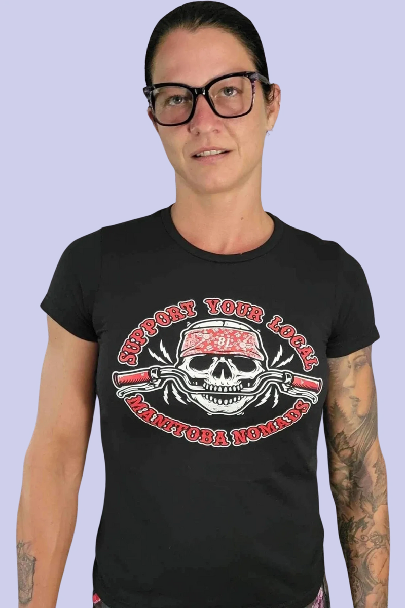 Womens Peace Love Brains Tshirt Funny Halloween Skeleton Zombie Graphic Tee  (Heather Black) - L 