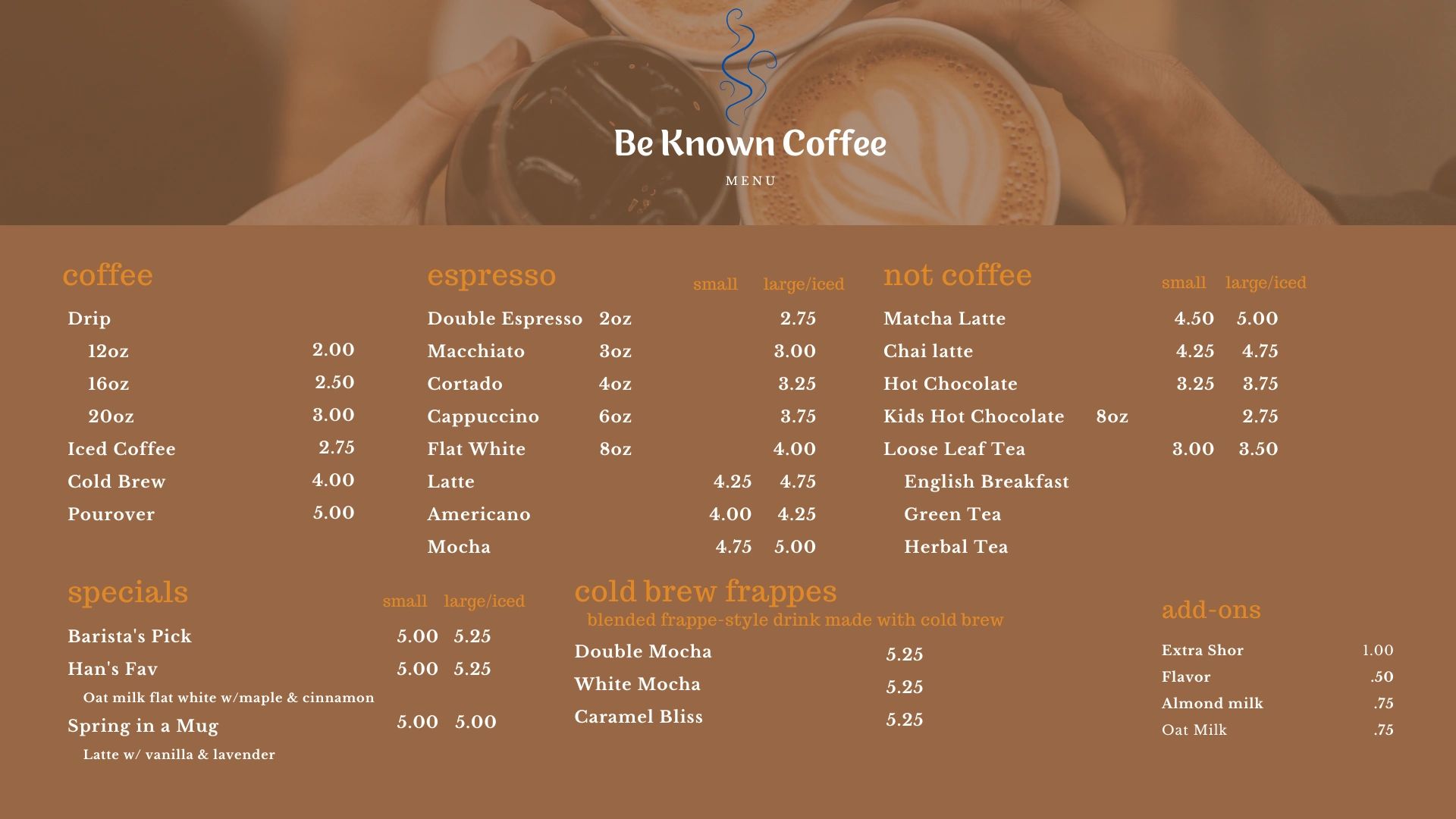 Be Known Coffee Company