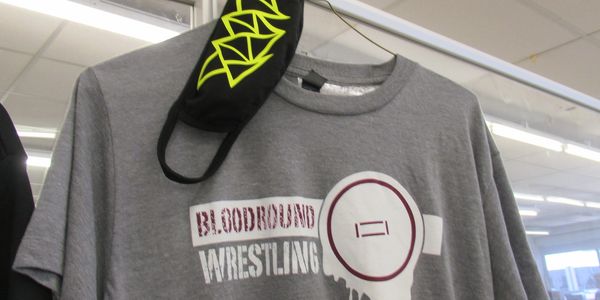 Screen Printed T Shirt and mask