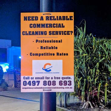 Commercial Cleaning in Baringa and Moffat Beach.