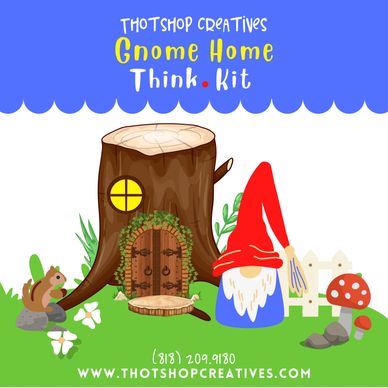 Fall Gnome Themed Cardboard and Paint Craft Kit for Kids