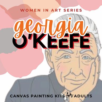 Georgia O'Keefe Women Arttist Paint Kit Craft Kit for Adults