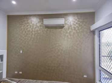 Interior Bedroom Feature Wall