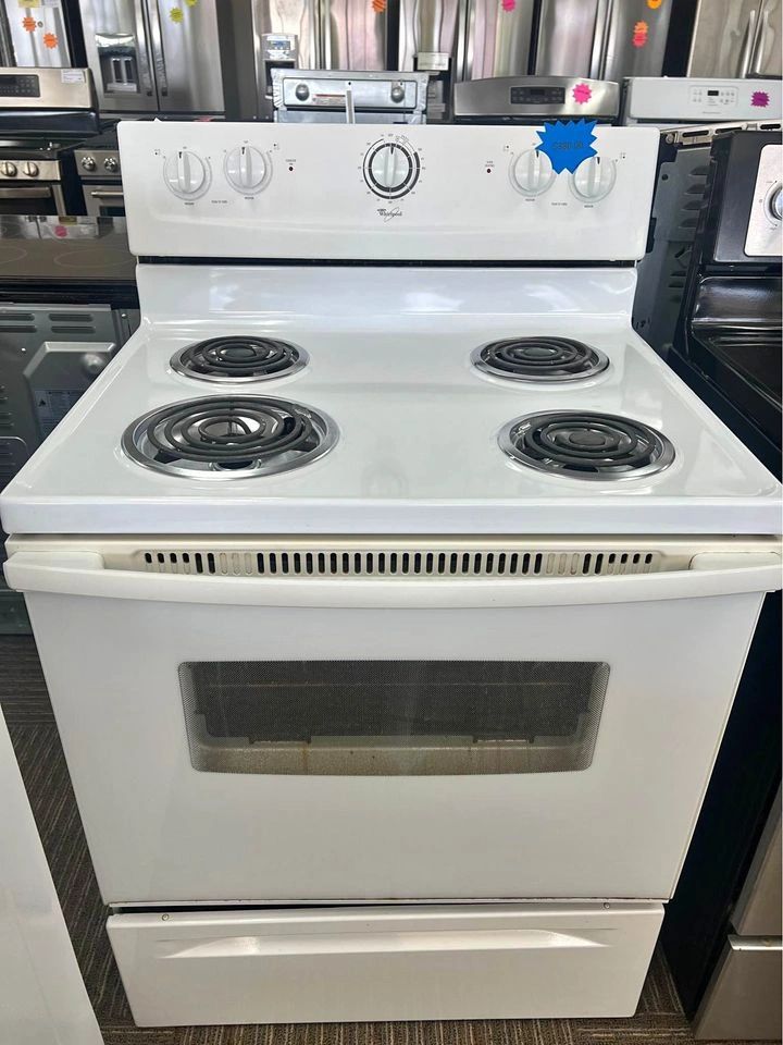 Whirlpool Freestanding Electric Range with 4 Coil Elements, Manual