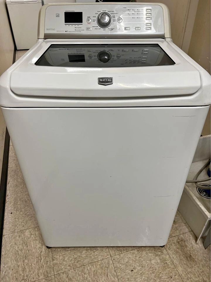 Maytag Bravos Series TopLoader Washer, 13 Wash Cycles, 4 Temperature