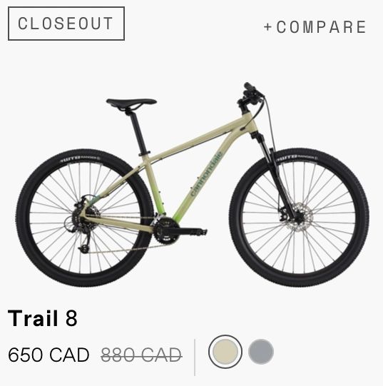 cannondale trail 8