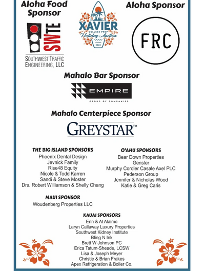 THANK YOU TO OUR AUCTION SPONSORS!
