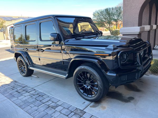 2022 Mercedes G-Wagon received bumper to bumper protection with our 5+ year Ceramic Coating Protecti