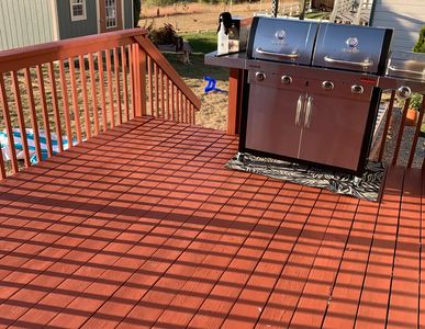 deck painting and staining, colorado springs, painter, exterior painting