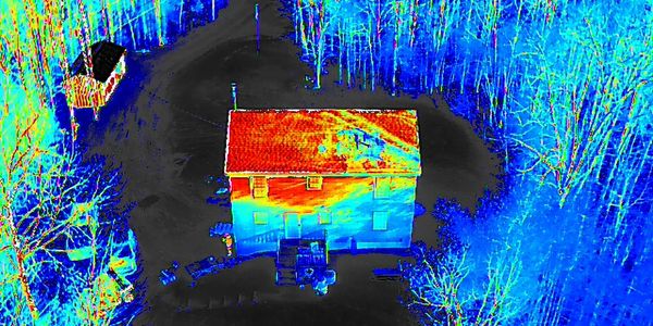 Drone Thermal roof inspection

