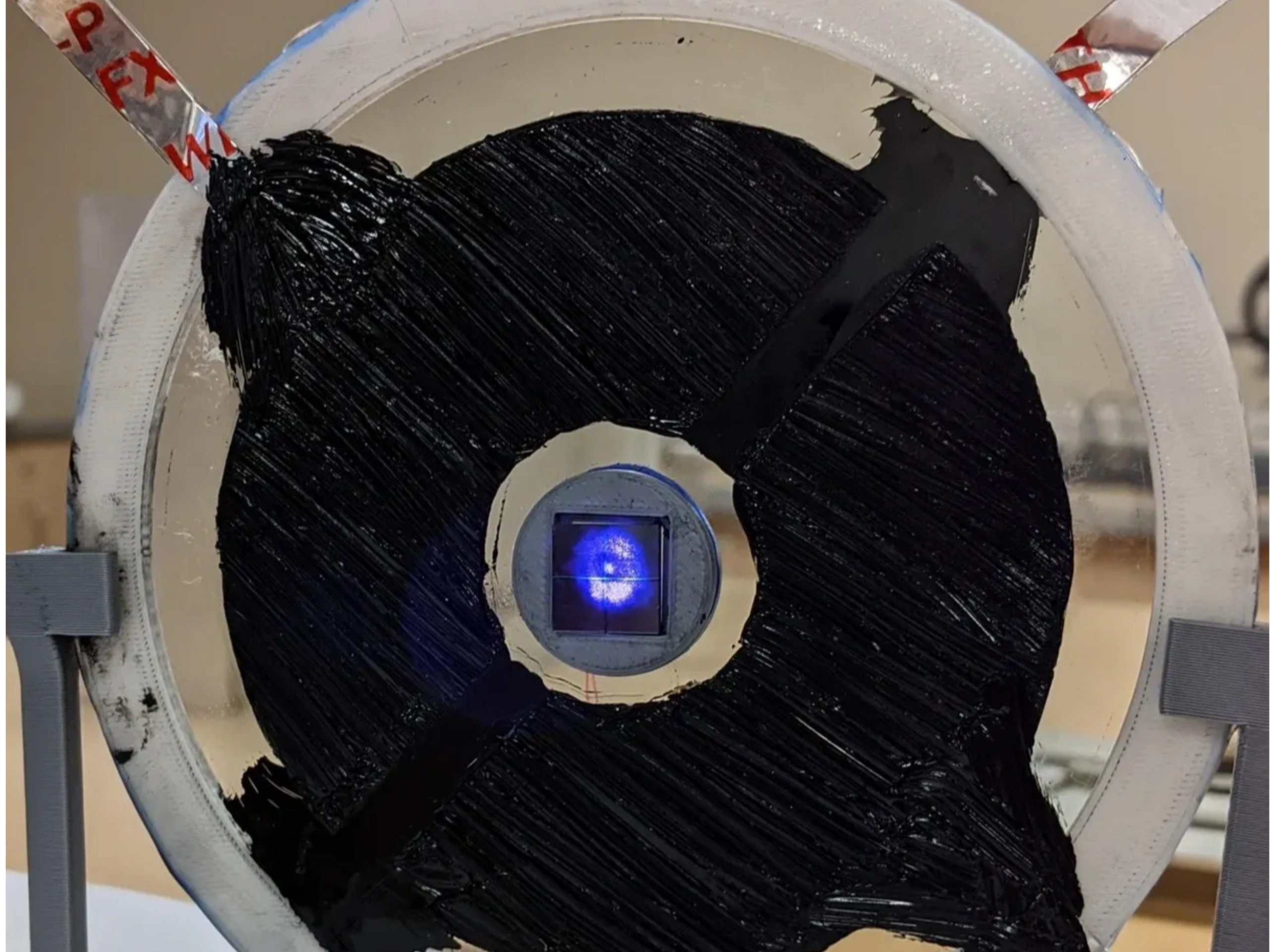 Dielectric elastomer actuator used to control the line of sight of a laser communication system