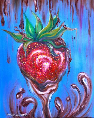 "Sweet Sensation"  | Oil & Acrylic on Canvas | 16x20" 