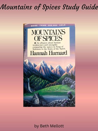 HomeschooLegacy's Mountains of Spices Study guide cover with the book cover on a pink background