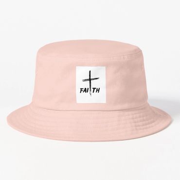 Faith Cross Christian  Bucket Hat