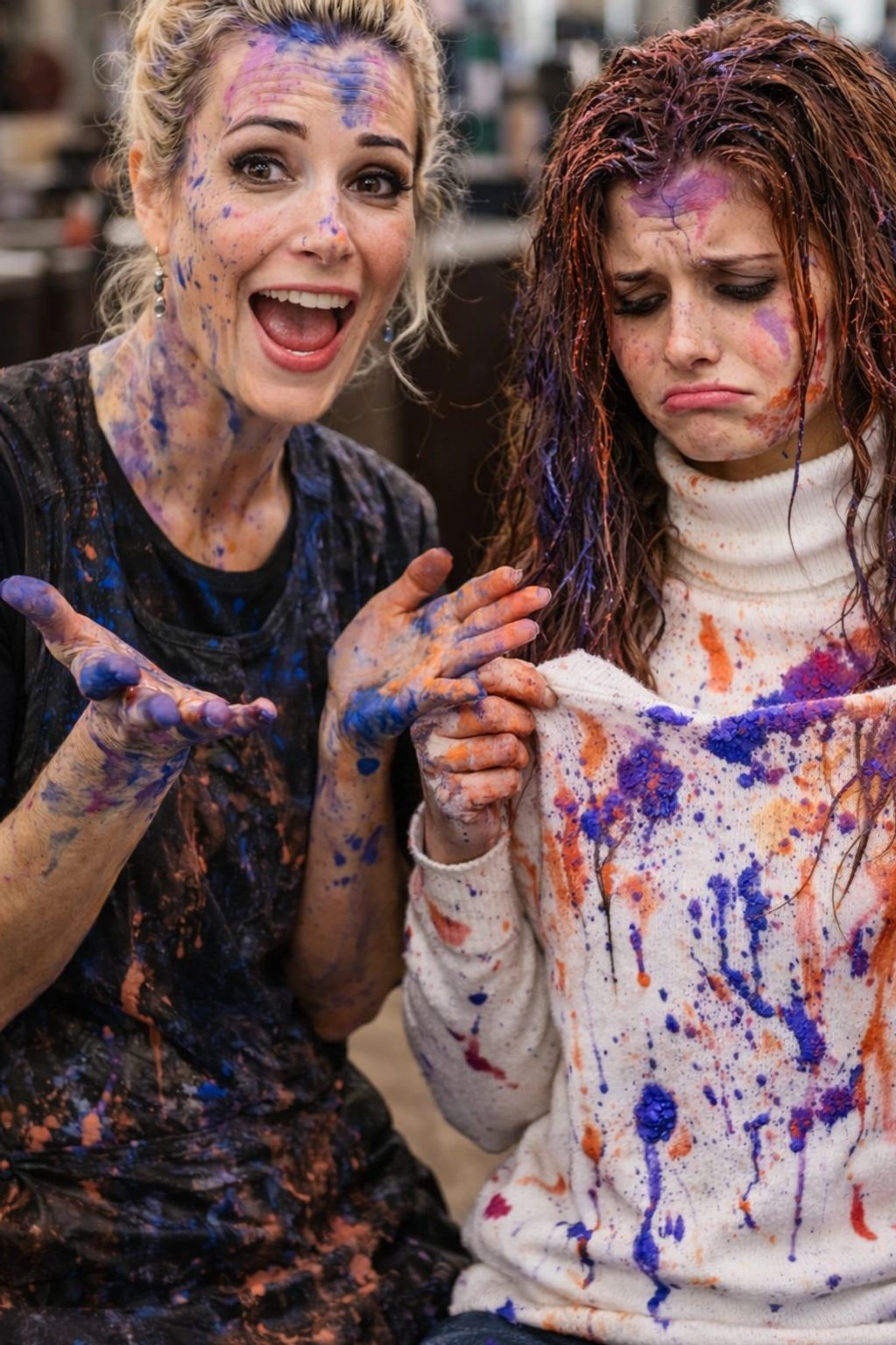 Please don't wear your favorite clothes!