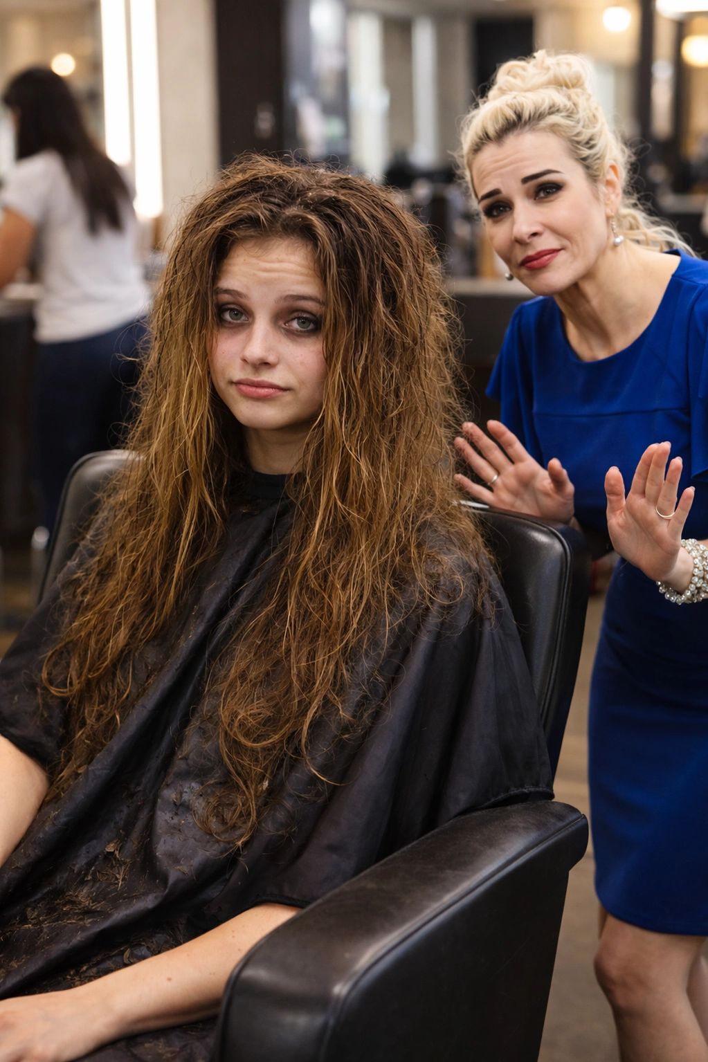 Girl! Wash your hair!