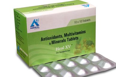 this image shows heal XV tablets box. its a vitamin tablet