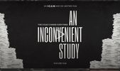 Title screen of the documentary 'An Inconvenient Study' with torn paper edges.