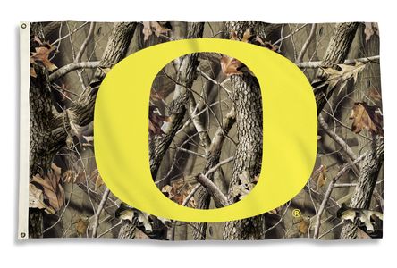 NCAA Oregon Ducks 3 X 5 Realtree Camouflage Flags