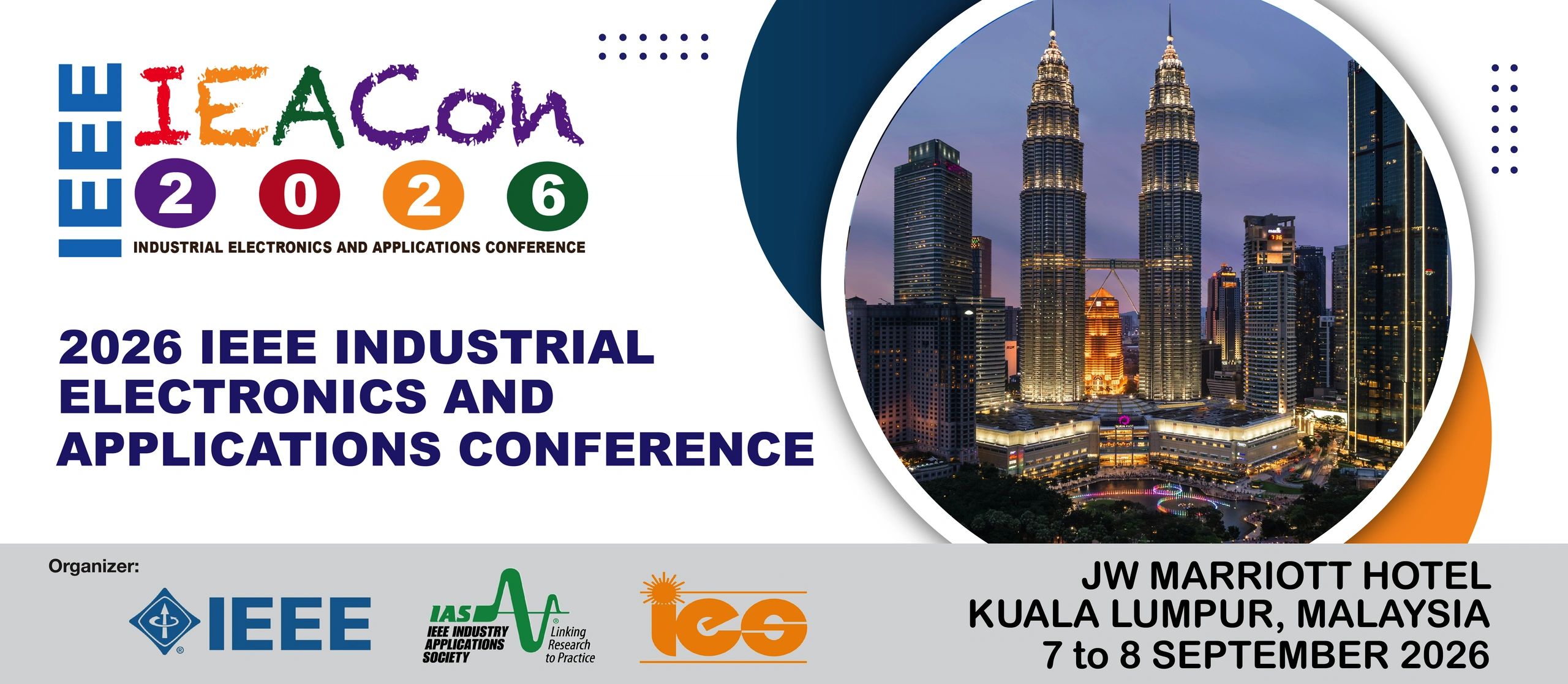 IEEE Industrial Electronics and Applications Conference (IEACon) logo