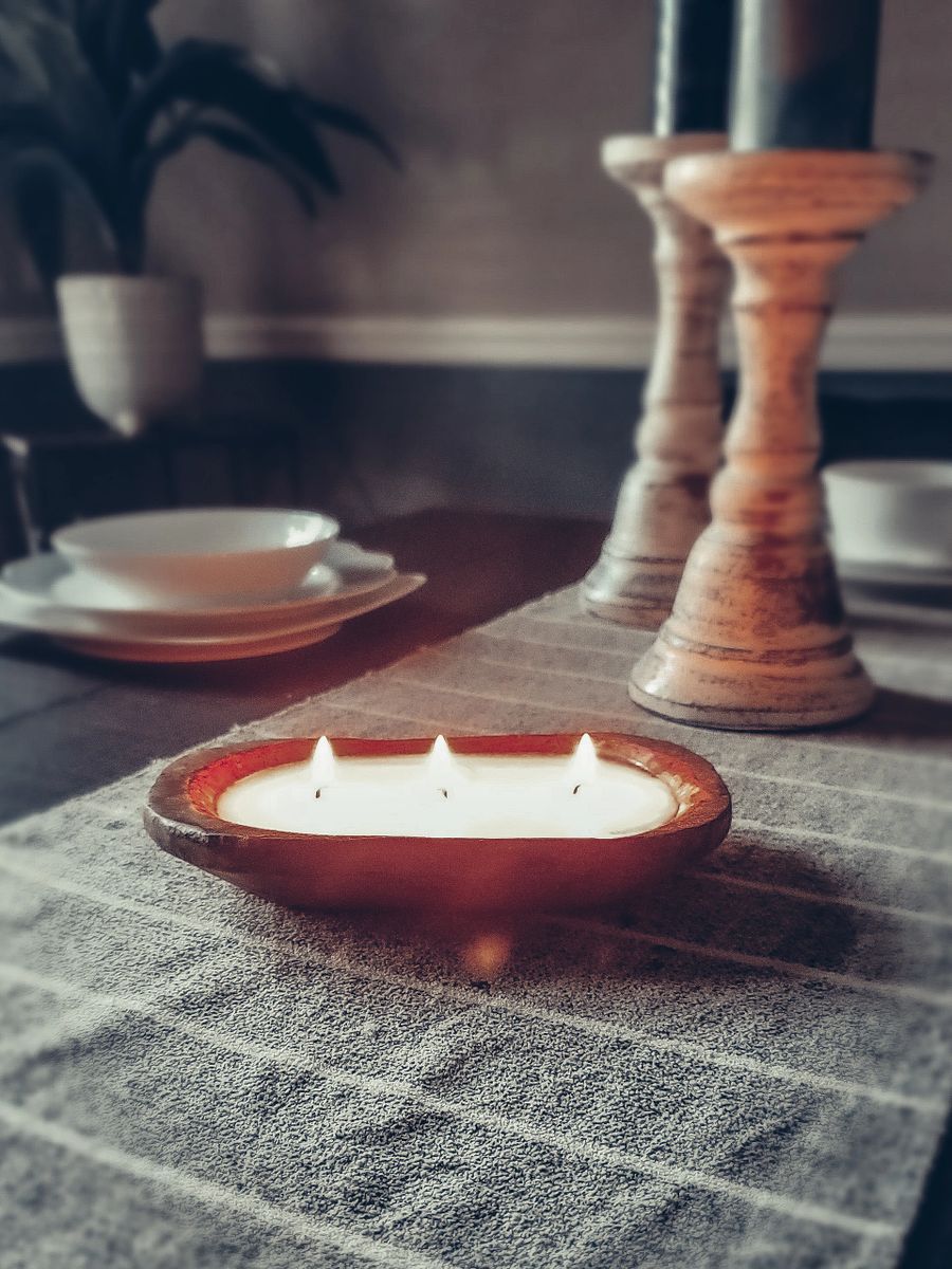 Customized Dough Bowl Candles