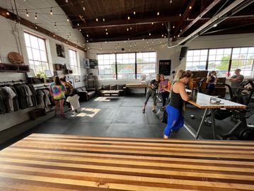 The inside of a gym in Frederick, Maryland.