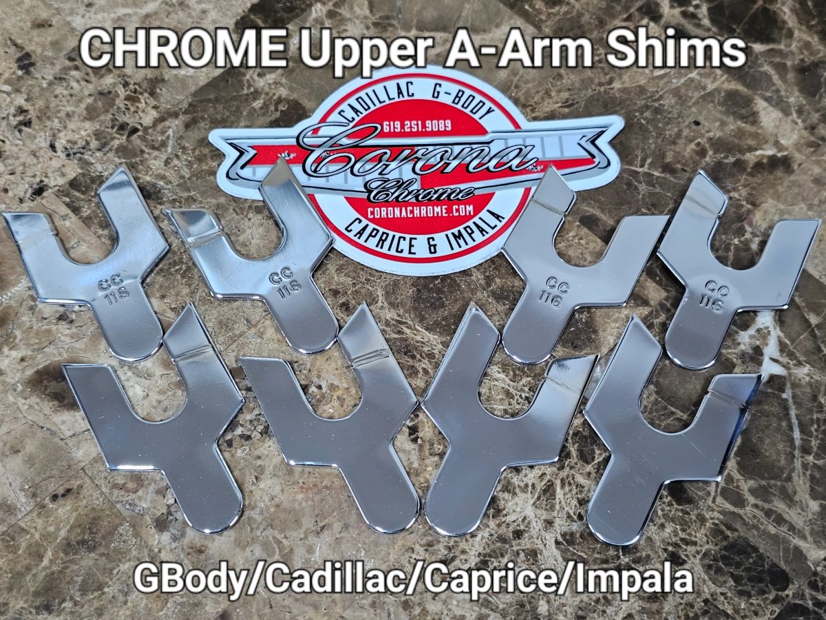 A-Arm Shims - 77-96 GBody, Cadillac, Impala, Caprice