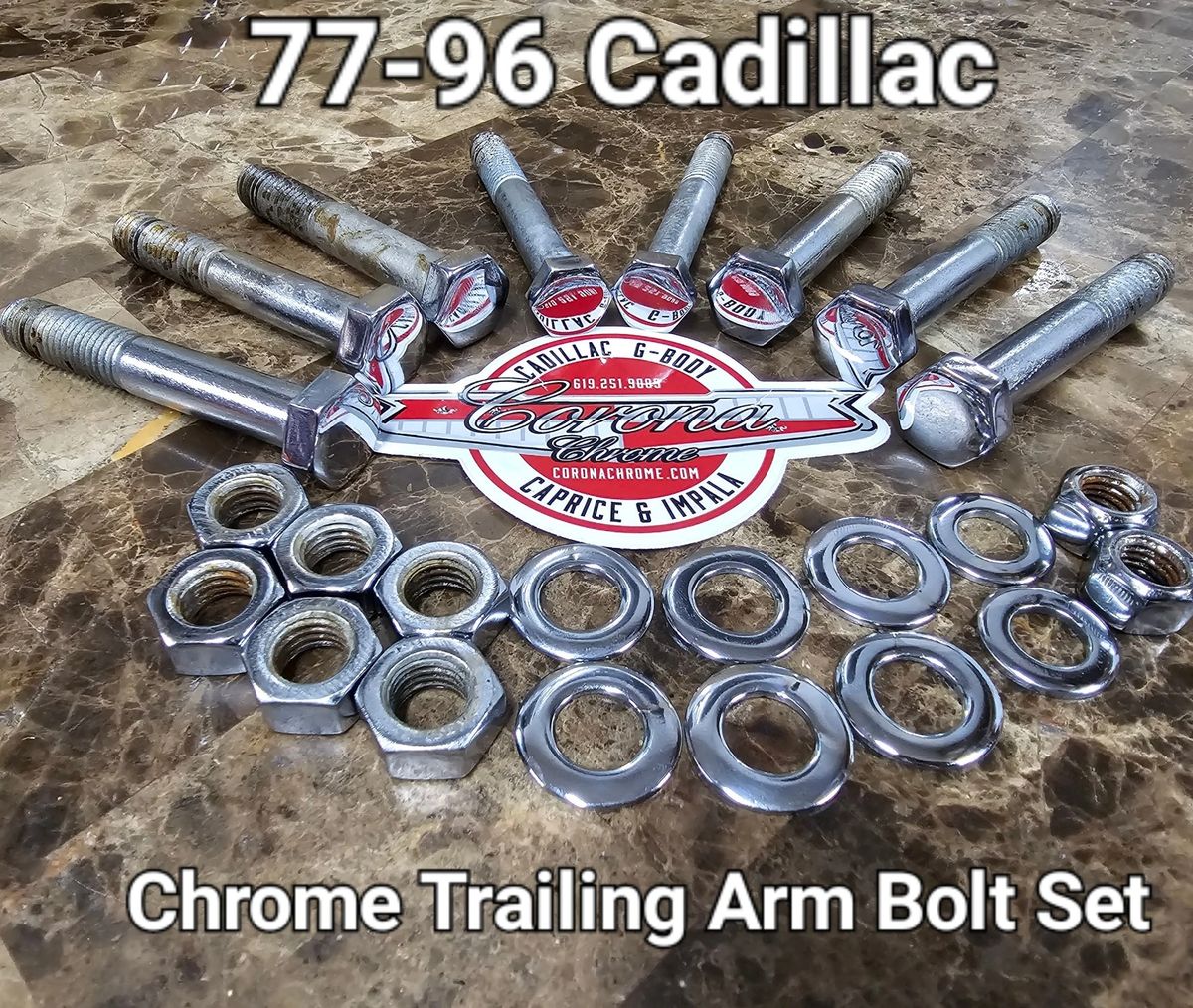 Trailing Arm Bolts Cadillac