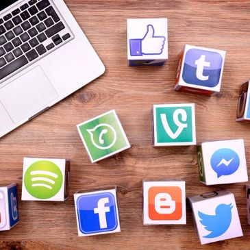 Social media icons for Digital marketing