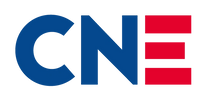 Logo with blue letters 'CN' and red letter 'E'