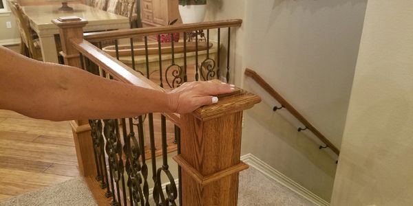 custom hand rails and stairs