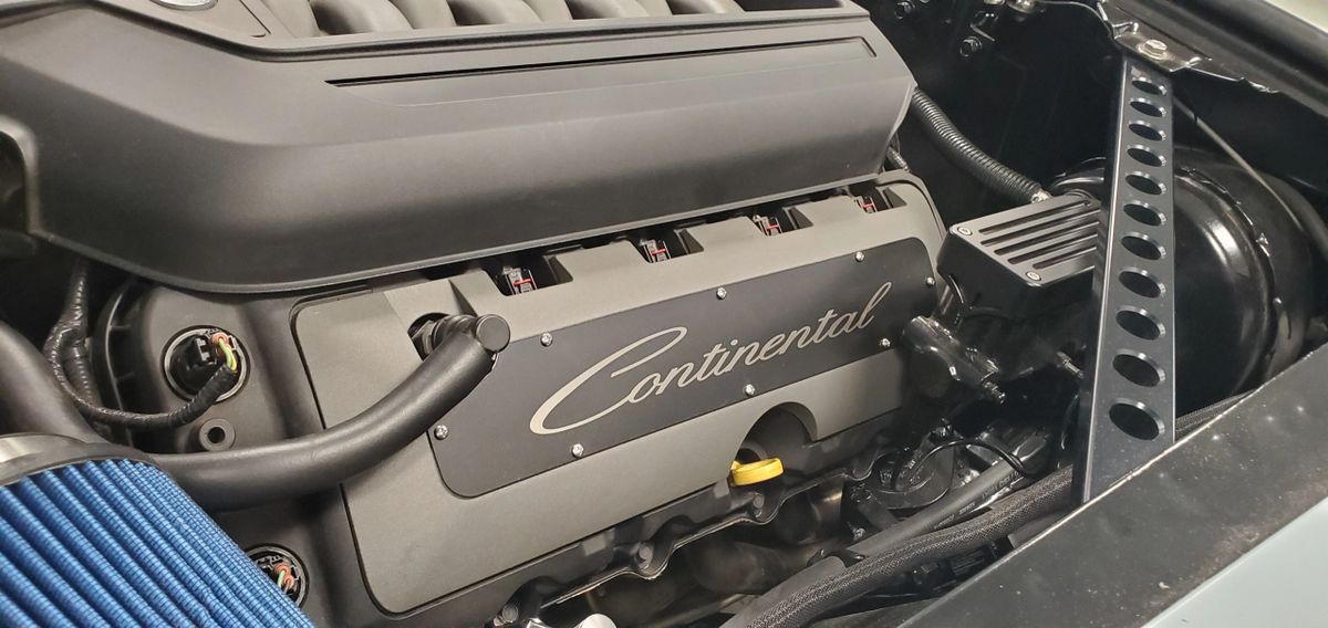 Brushed Stainless Steel Engine Coyote Valve Cover Badges