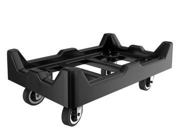 Black wheeled dollie