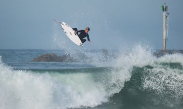 Dave Castro Photography surfer getting air