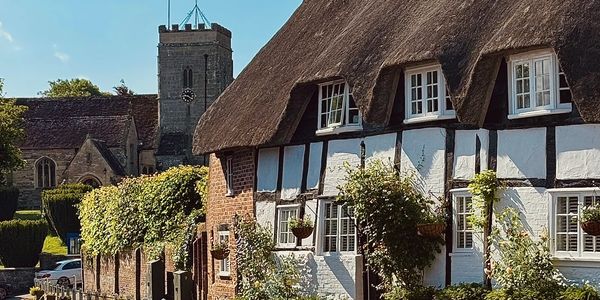 Okeford Fitzpaine Village in North Dorset