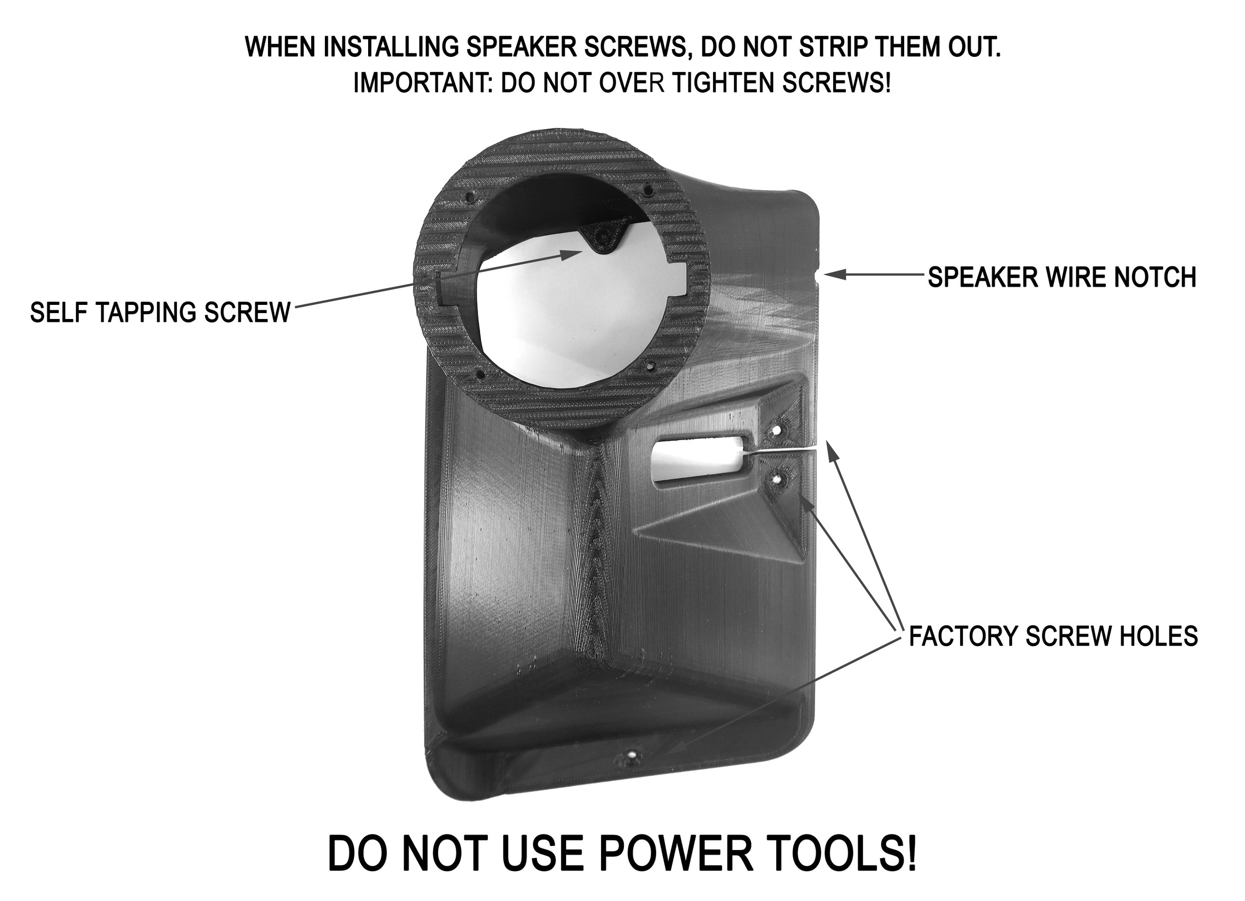 SEAT BELT SPEAKER INSTRUCTIONS