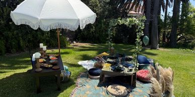 Welcome to Gypsy’s Den—a mystical and luxurious picnic experience that invites you to relax, dream, 