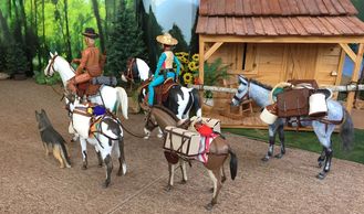 Little Horsepower--Repainted Marx 1/6 Scale Horses