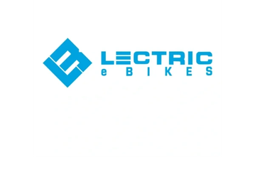 Logo for Lectric eBikes in blue.